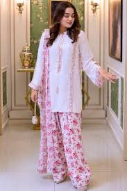 Embroidered Silk 3 Piece Unstitched Suit - Party Wear